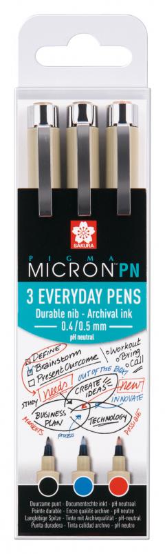 Set 3 linere - Pigma Micron PN Office