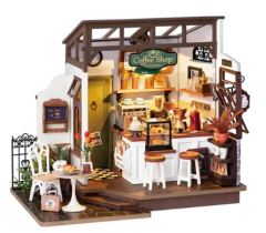 Puzzle 3D 183 piese - Minicasuta Diy - Coffee Shop