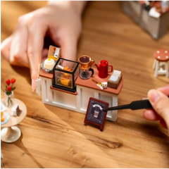 Puzzle 3D 183 piese - Minicasuta Diy - Coffee Shop