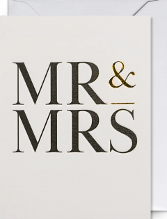 Felicitare - Mr & Mrs - Wedding Mini Card