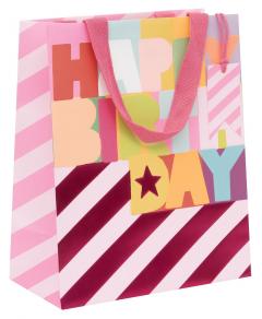 Punga de cadou - Fluorescent Fuchsia Large