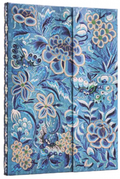 Carnet - Blue Willow - Midi, Lined, Wrap