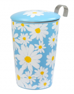 Cana cu infuzor si capac - Daisy Blue