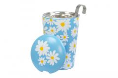 Cana cu infuzor si capac - Daisy Blue