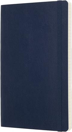 Carnet - Moleskine Classic - Large, Soft Cover, Squared - Sapphire Blue