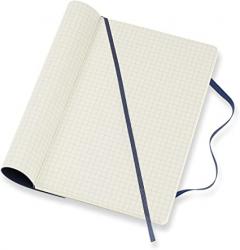 Carnet - Moleskine Classic - Large, Soft Cover, Squared - Sapphire Blue
