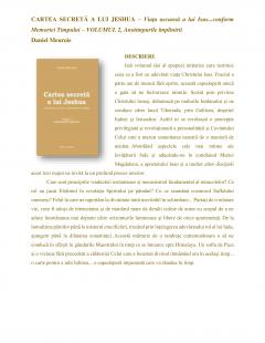 Cartea secreta a lui Jeshua. Volumul 2