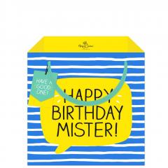Punga medie pentru cadou - Happy Jackson Mister Blue Neon