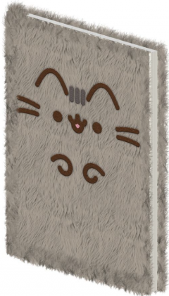 Caiet cu coperta de plus A5 - Pusheen (Playful)