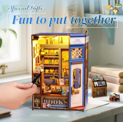 Puzzle 3D 186 piese - Cotor de carte - Literature Bookstore