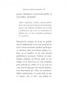 Reflectii despre ghilotina