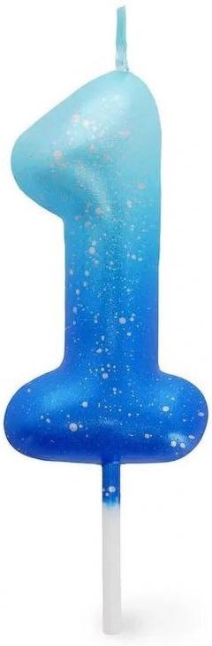 Lumanare tort - 1 an (Blue)