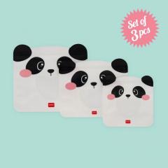 Set 3 pungi alimente - Snack Bags - Panda