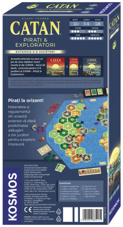 Extensie - Catan - Pirati & Exploratori (5-6 jucatori) (Editia 2025)