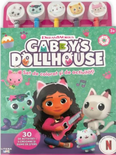 Set de colorat si de activitati - Gabby's Dollhouse