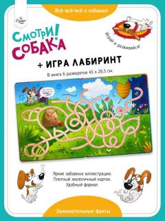 Книга с окошками. Смотри, собака!