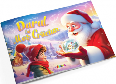 Darul lui Mos Craciun. Citesc si colorez