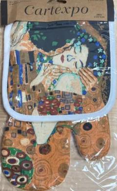 Set manusa de bucatarie - Gustav Klimt - Sarutul