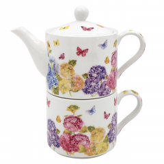 Ceainic cu ceasca - Tea for One - Butterfly Blossom