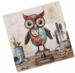 Suport pahar - Scrap Owl