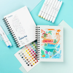 Caiet de schite - Ohuhu Marker Pad (14 x 21.6 cm)