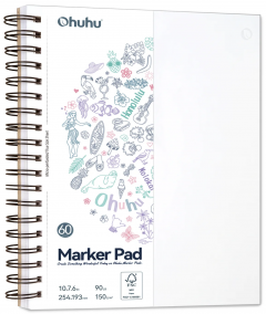 Caiet de schite - Ohuhu Marker Pad (22.5 x 21 cm)