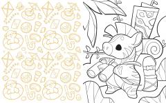 Cute Chibi Creature Coloring