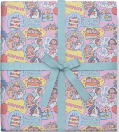 Hartie de impachetat - Sundae Kids - Birthday Surprise