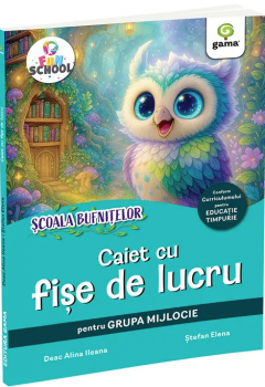 Caiet cu fise de lucru, pentru grupa mijlocie