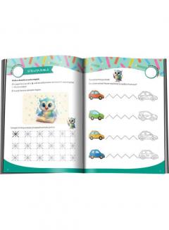 Caiet cu forme, semne grafice si cifre - Grupa mijlocie