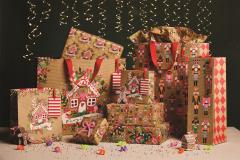 Punga cadou - Paper Salad - Gingerbread Kraft - Shopper Bag Landscape