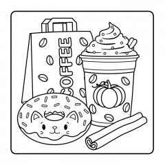 The Comfy Fall Coloring Book - Cute 'n' Cozy