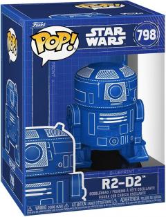Figurina R2-D2 (Blueprint) - Pop! Star Wars - Funko