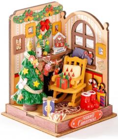 Puzzle 3D 73 piese - Minicasuta Semineul de Craciun