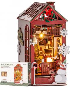 Puzzle 3D 289 piese - Cotor de carte Seara de Craciun