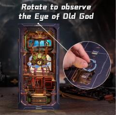 Puzzle 3D 224 piese - Cotor de carte The Eye of Old God