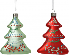 Ornament brad - Tree with Branches (doua culori, pret pe bucata)