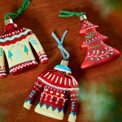 Ornament brad - Tree with Branches (doua culori, pret pe bucata)