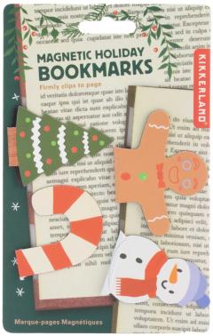 Set 4 semne de carte magnetice - Christmas Icons - Kikkerland