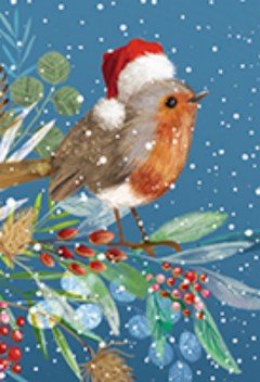 Felicitare - Christmas Robins