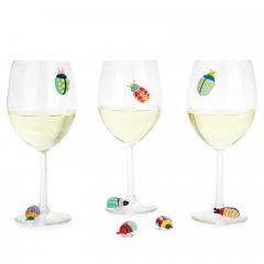 Set 8 marcatoare pahare - The Beetles