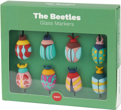 Set 8 marcatoare pahare - The Beetles