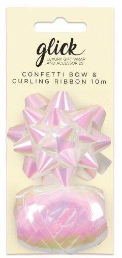 Funda si snur pentru cadouri - Confetti Bow & Curling Ribbon 10m