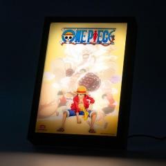 Poster inramat si iluminat - One Piece - Luffy
