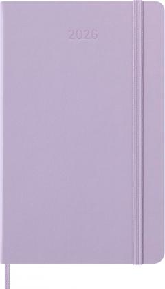 Agenda 2026 - Moleskine Classic 12 Months Daily Planner - Hardcover, Large (Pastel Lilac)