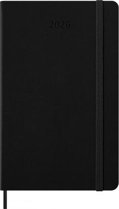 Agenda 2026 - Moleskine Classic 12 Months Weekly Planner - Hardcover, Large (Black)