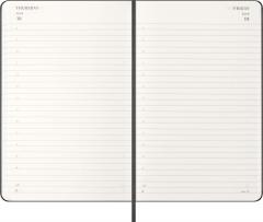 Agenda 2026 - Moleskine Classic 12 Months Daily Planner - Hardcover, Large (Black)
