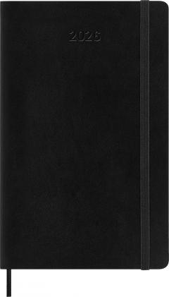 Agenda 2026 - Moleskine Classic 12 Months Daily Planner - Softcover, Large (Black)
