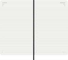 Agenda 2026 - Moleskine Classic 12 Months Daily Planner - Softcover, Large (Black)