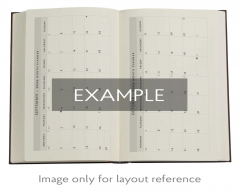 Agenda 2026 - Paperblanks - Anemone (William Kilburn) - Midi 12-Month Vertical Hardcover Flexi
